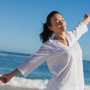 Une femme en pleine santé, en pleine vitalité