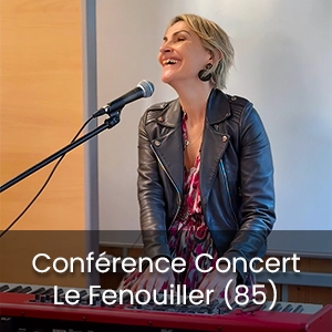 Florence Poirier au clavier et au chant